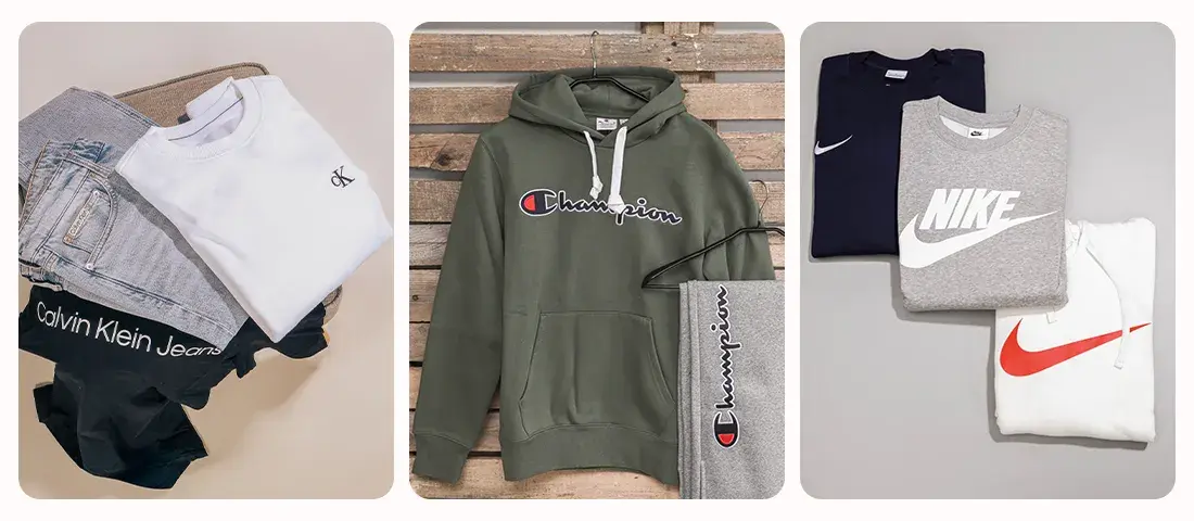 Desale of branded sweatshirts