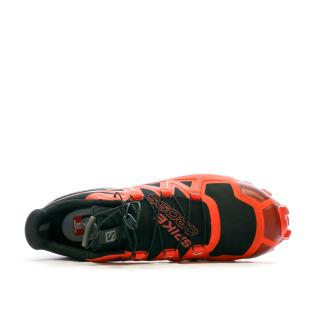 Chaussures de trail Rouges/Noires Homme Salomon Spikecross 5 vue 4