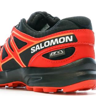 Chaussures de Trail Noir/Rouge Junior Garçon Salomon Speedcross vue 7