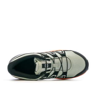 Chaussures de Trail Orange/Vert Junior Garçon Salomon Speedcross vue 4