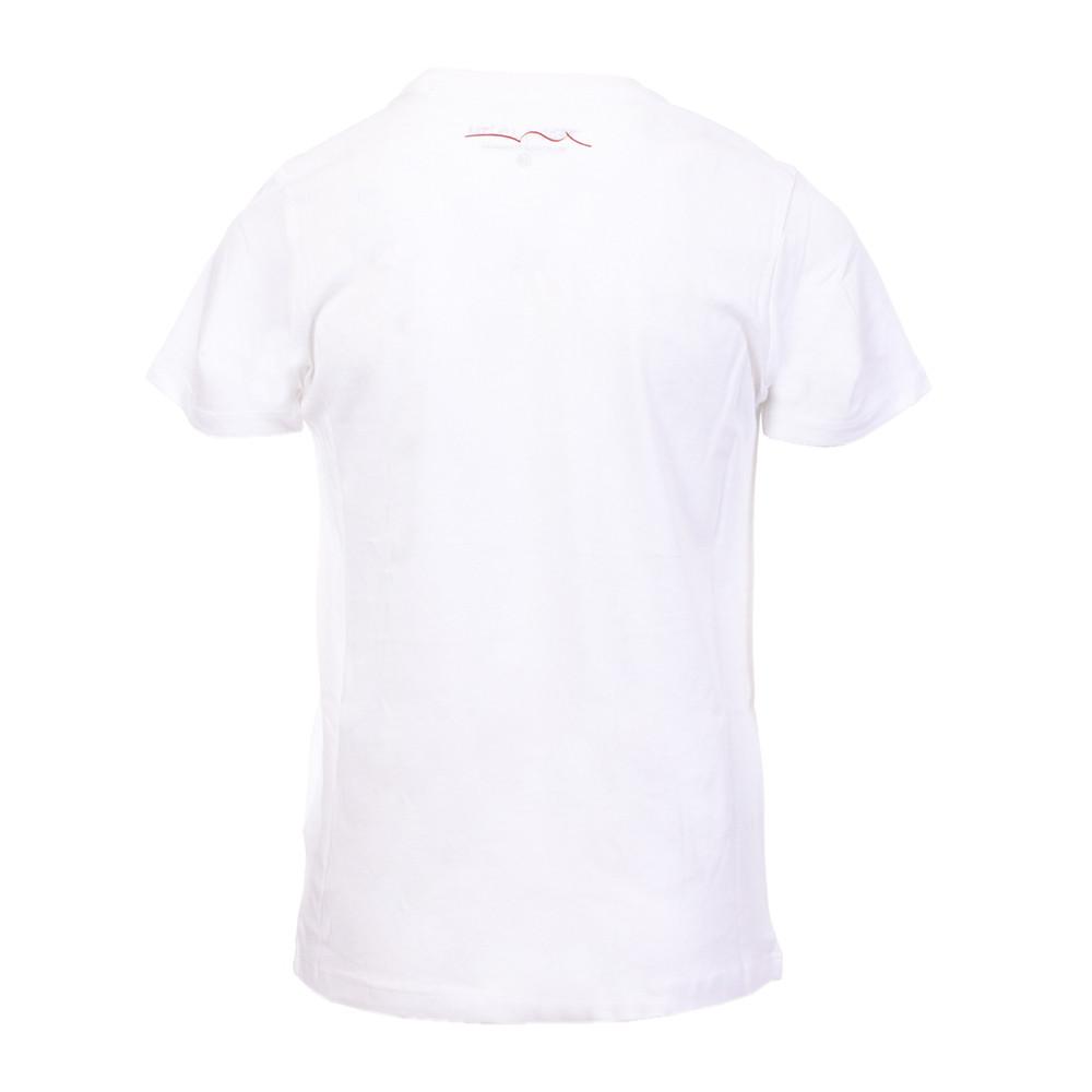 T-shirt Blanc Garçon Teddy Smith NARK vue 2
