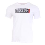 T-shirt Blanc Homme Teddy Smith Ezio pas cher