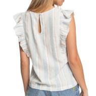 Blouse Blanche à rayures Femme Roxy Gone Tomorrow vue 2