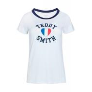 T-shirt blanc femme Teddy Smith Twelvo 228 pas cher