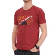 T-shirt Rouge Homme Teddy Smith Romer pas cher