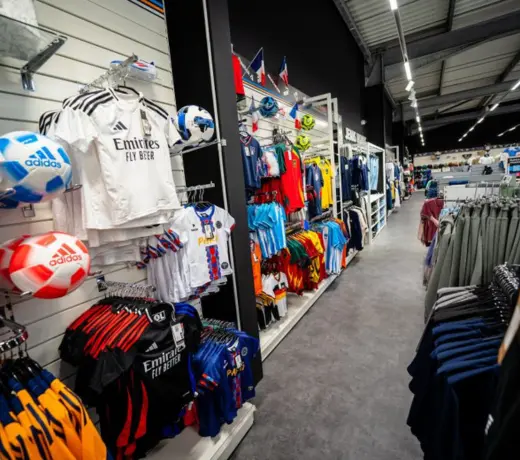 rayon football magasin Espace des Marques Luçon