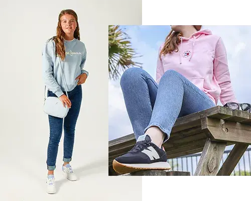 look décontracté avec des baskets femme