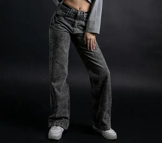 Damenjeans in Anthrazit