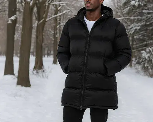 doudoune longue homme pas cher