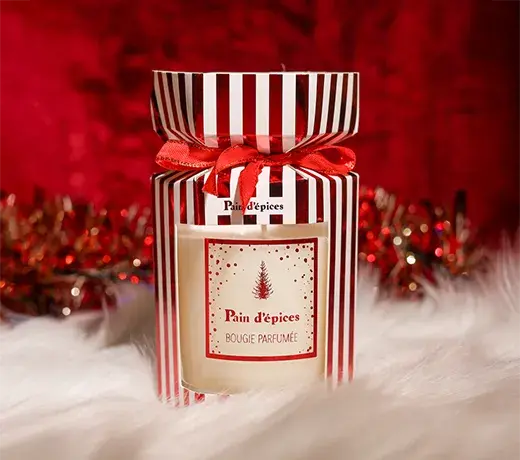 bougie en déstockage pour Noël
