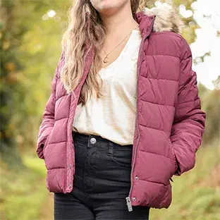 Doudoune femme en déstockage