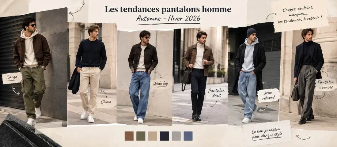les tendances pantalons homme automne-hiver 2026