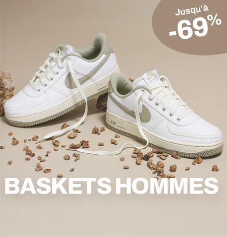 Baskets en destockage
