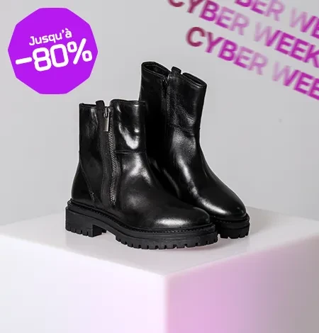 Bottines en promo black week
