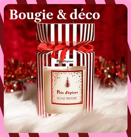 Bougies et déco de noel