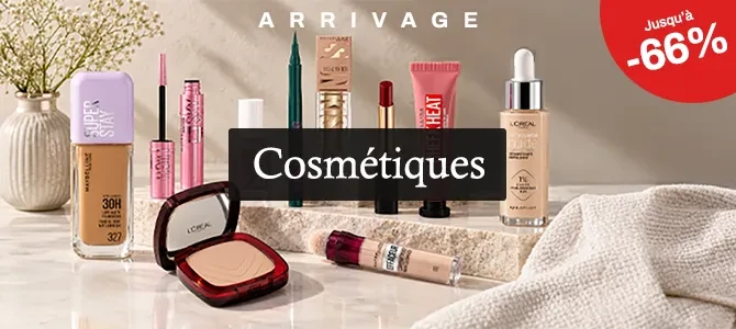 arrivage pas chère cosmétique