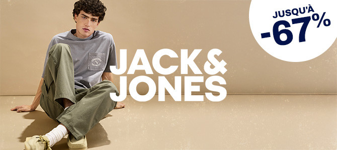Petits prix sur la marque Jack and jones