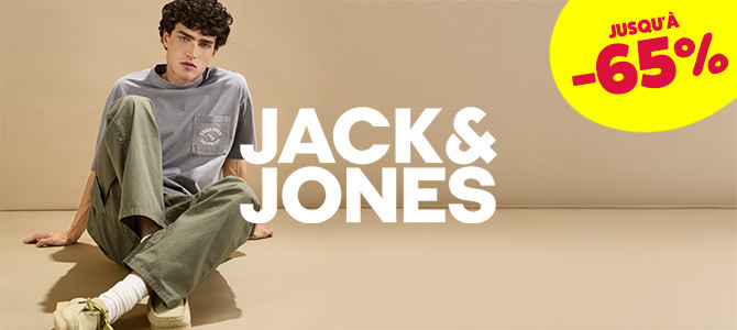 Jack and jones jusqu'à -75%