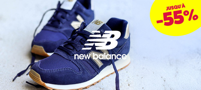 Petits prix sur la marque New balance