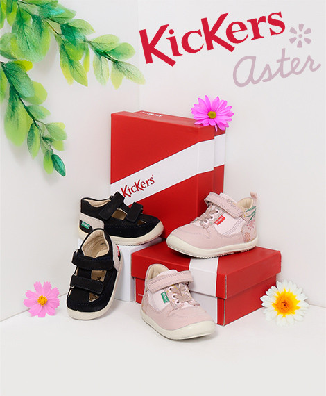 Plonge dans l’univers de Kickers & Aster à petits prix