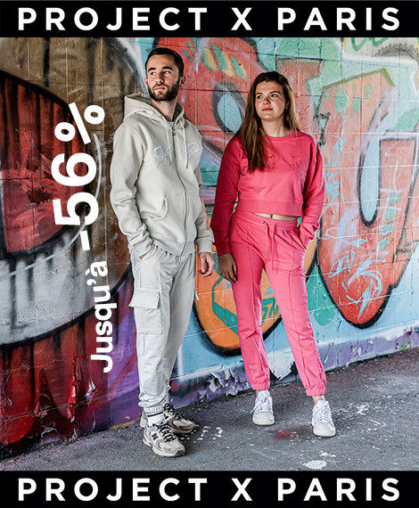Plonge dans l’univers urbain et tendance de Project X Paris jusqu'à -56%