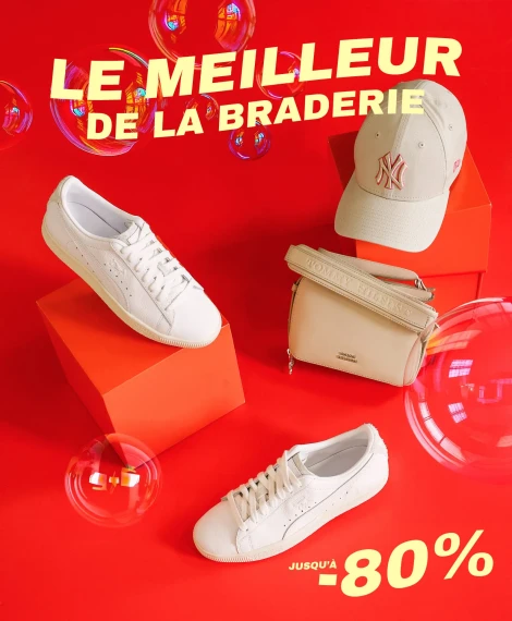 Le meilleur de la braderie jusqu'à -80%, profitez des petits prix