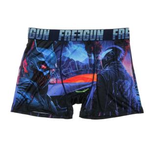 Boxer Marine/Bleu à Imprimés Homme Freegun CYB vue 2