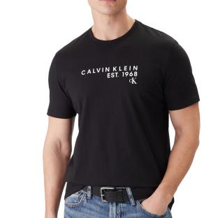 Schwarzes Herren-T-Shirt von Calvin Klein Jeans – Großhandel Ansicht 0