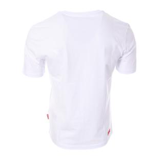 T-shirt Blanc Homme Supreme Grip Gun vue 2