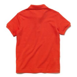 Polo Rouge Garçon Lacoste PJ2909-IN vue 2