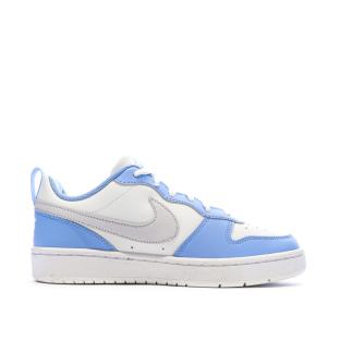 Baskets Bleues Garçon/Fille Nike Court Borough Low vue 2