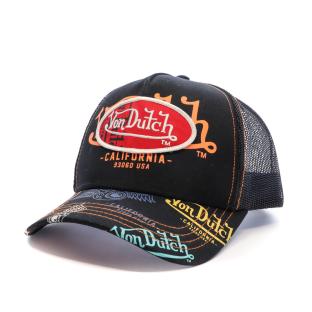 Casquette Noir Homme Von Dutch BRA vue 4