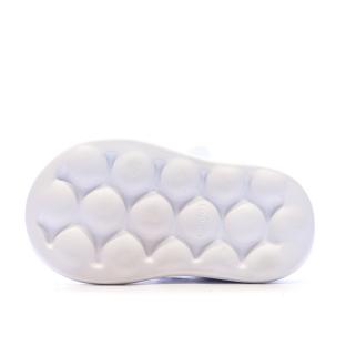 Baskets Blanches/Verte Garçon/Fille bébé Adidas Advantage vue 5
