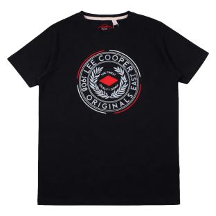 T-Shirt Noir Lee Cooper LCN822 vue 0