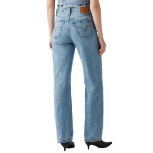 Jean Bleu Femme Levi's Ribcage Wide Leg vue 2