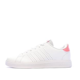 Baskets Blanches Fille/Femme Adidas Advantage Base 2.0 pas cher