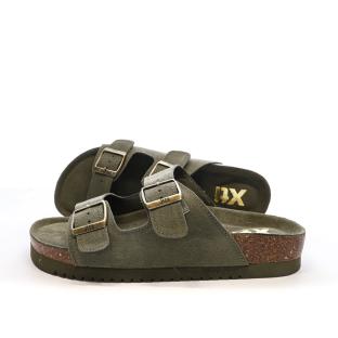 Sandales Kaki Femme Xti Cuir 142552 pas cher