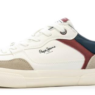 Baskets Blanches Homme Pepe jeans Kenton Masterlow vue 7