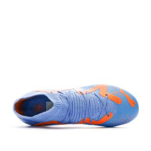 Chaussures de Football Bleu/Orange Garçon Puma Future Match vue 4