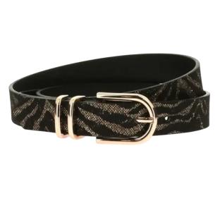Ceinture Noir/Doré Femme Morgan 3ZEDO vue 0