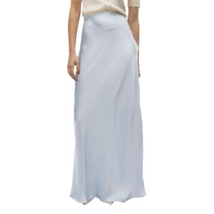 Jupe longue taille haute Bleu Vero Moda Beatrice vue 0