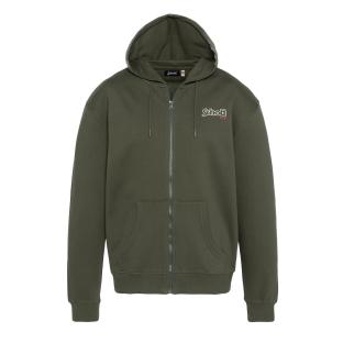 Sweat Zippé Kaki Homme Schott SWHSAM vue 0