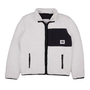 Blouson Blanc/Noir Garçon Teddy Smith 62007494D pas cher