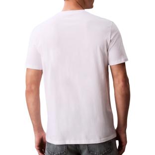 T-Shirt Blanc/Noir/Rouge Homme Calvin Klein Jeans LV04RD814G vue 0