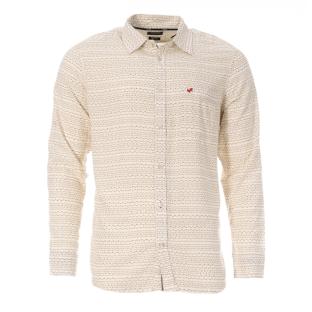Chemise Blanche/Beige Homme Kaporal CARTE pas cher