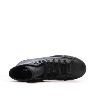 Baskets Noires Femme Converse Chuck Taylor All Star A05432C vue 4