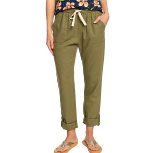 Pantalon fluide Kaki Femme Roxy The Seashor pas cher