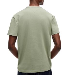 T-shirt Vert Homme Tommy Jeans Reg Badge DM0DM20322 vue 0