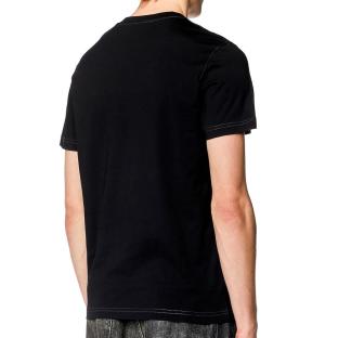 T-Shirt Noir Homme Diesel Diegorss vue 0