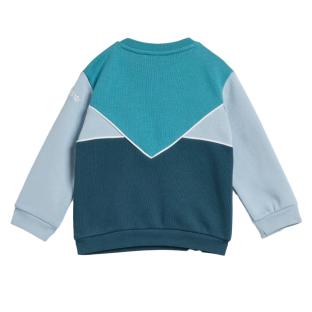 Survêtement Bleu Garçon Adidas Crew vue 2
